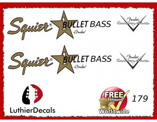 Squier Bullet Bass Guitar Decal #179